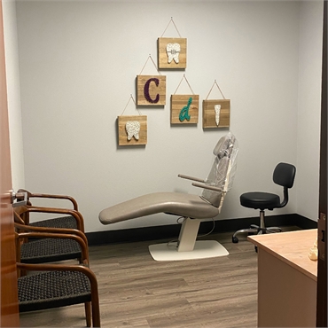 Dental chair at Comfort Dental - Garland
