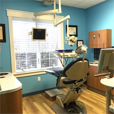 Dental chair at The Center for Progressive Dentistry Cortland OH